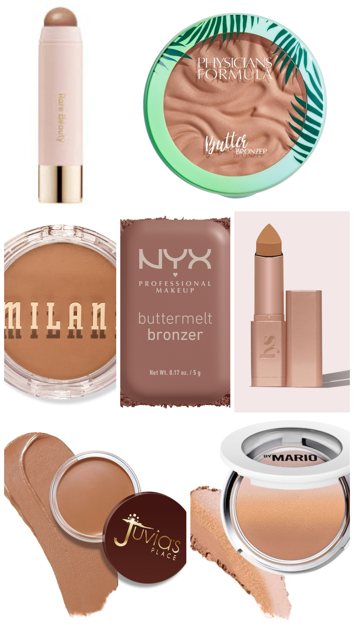 Best bronzers of 2024🎊
#bronzer #makeupreview #beautyreview #bestof2024 #creambronzer #nyx #makeupbymario #hopebeauty  #milani #lysbeauty #physiciansformula #juviasplace #rarebeauty #affordablemakeup 

#LTKFindsUnder100 #LTKOver40 #LTKBeauty