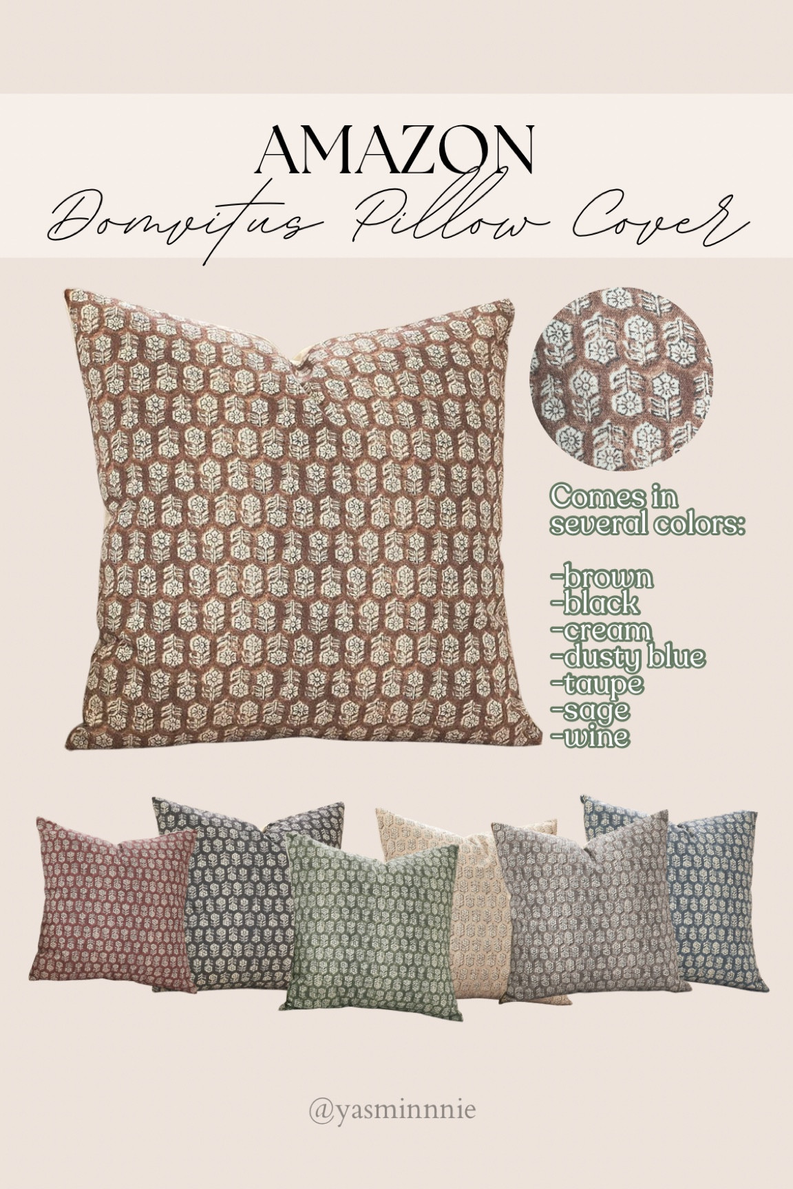 LOVE THESE! Very trendy, neutral, and vintage! Love the little flowers! 

Home, decor, throw pillow, covers, Amazon, domvitus, decor, sofa, Target, Walmart, dupe 

#LTKstyletip #LTKfindsunder50 #LTKhome