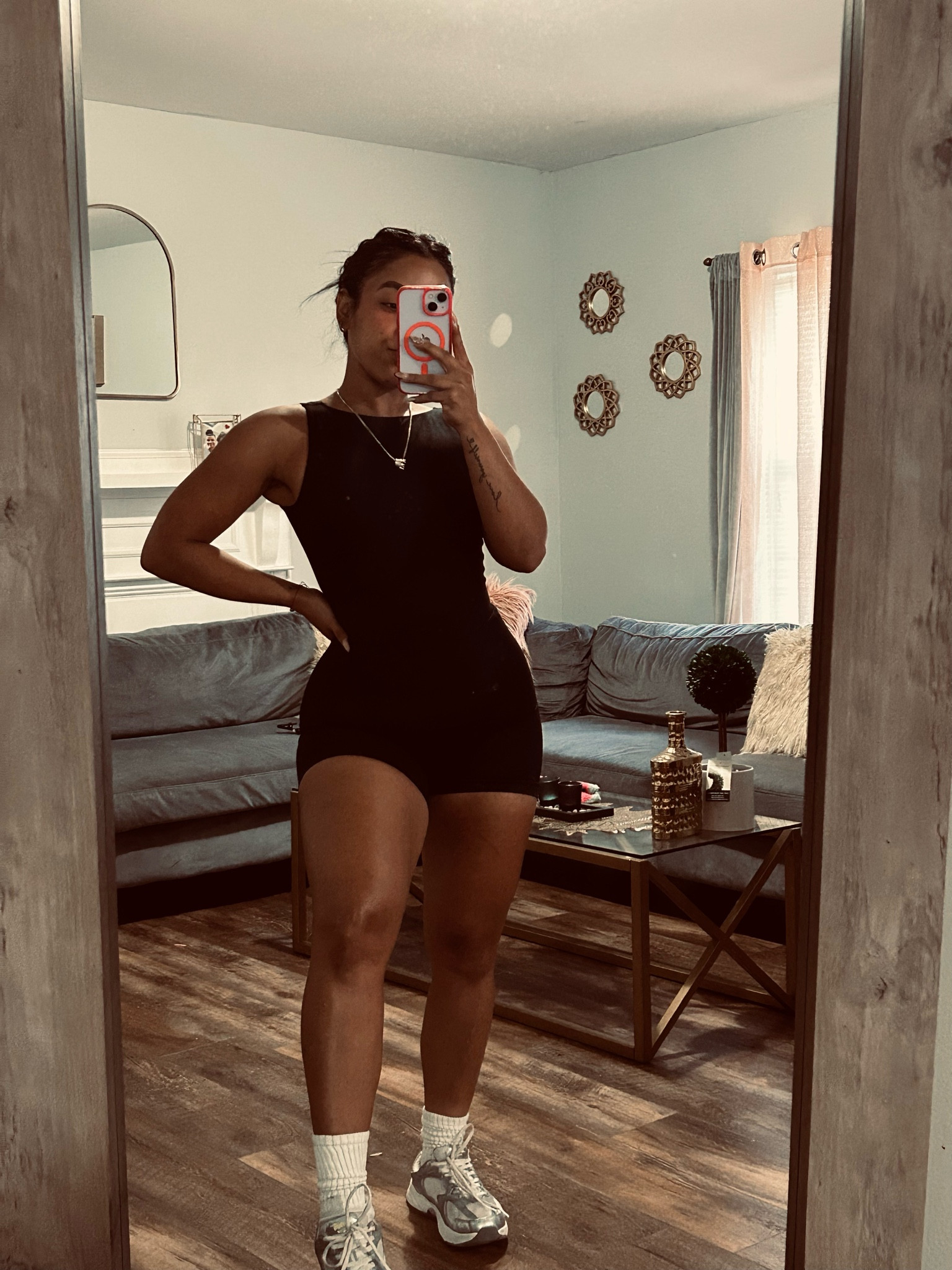 Confy Fit running errands 
Size M #amazonfinds #blackcuteoutfit

#LTKSeasonal #LTKFitness #LTKActive