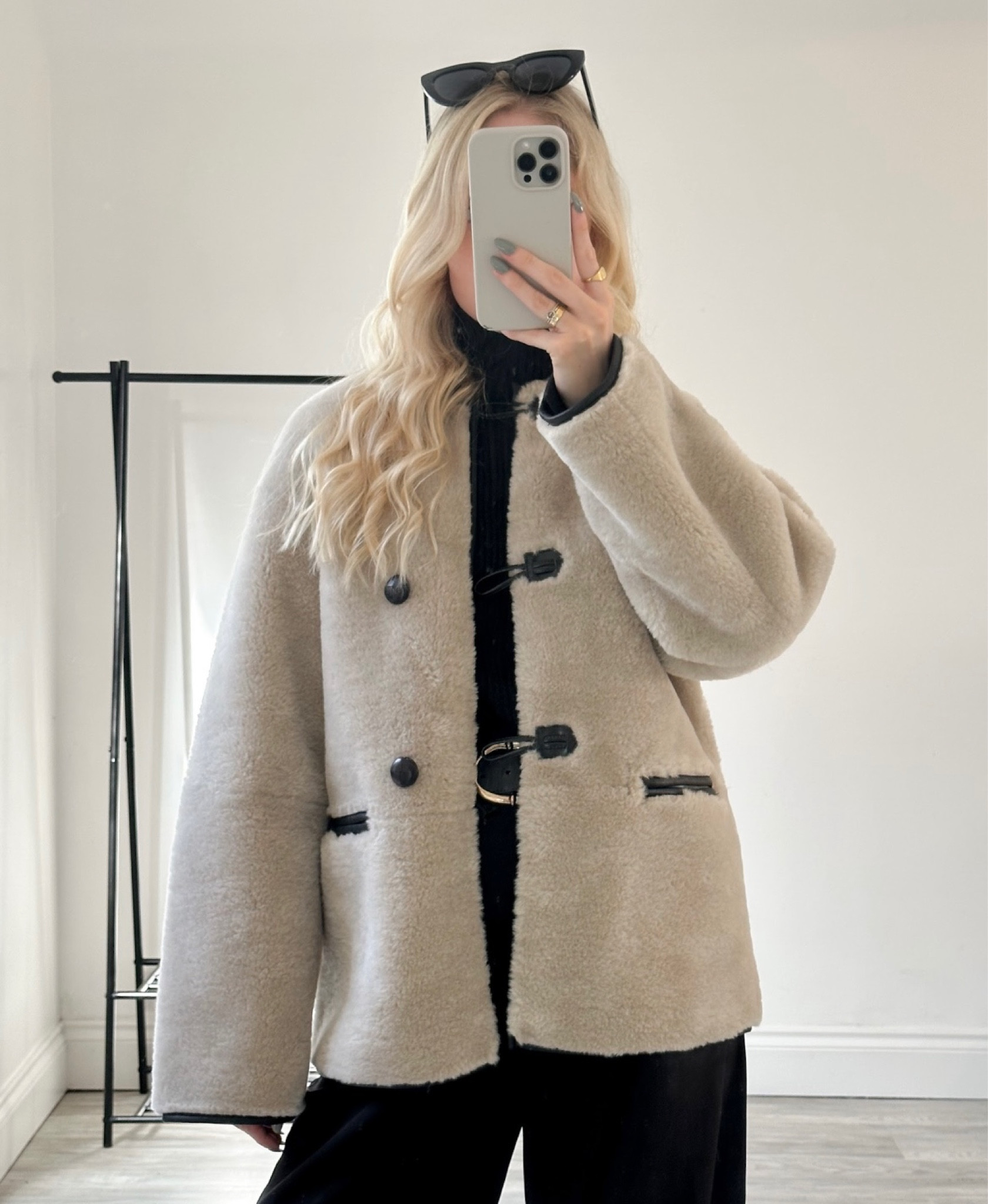 Fur effect jacket