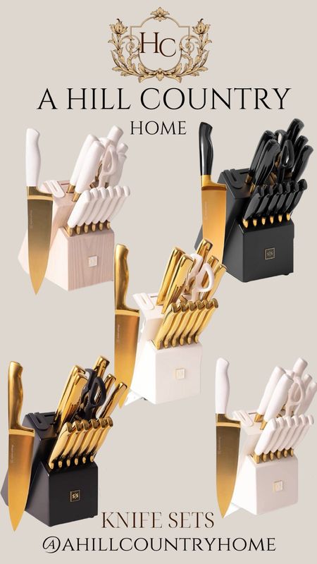Gold Knife sets!

Follow me @ahillcountryhome for daily shopping trips and styling tips!

Seasonal, Home, Summer, Kitchen, Kifesets

#LTKSeasonal #LTKU #LTKhome