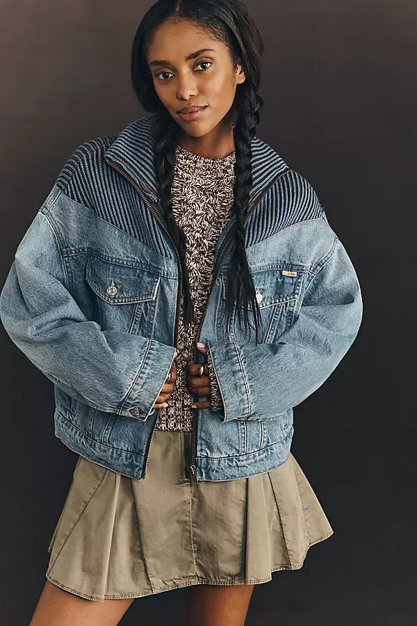 The Mixtape Denim Jacket | Anthropologie (US)