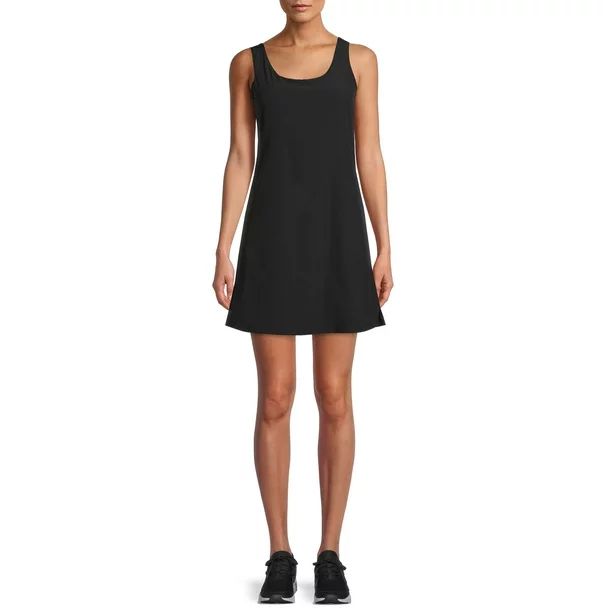 Athlux Women's Scoop Neck Performance Active Dress with Under Shorts | Walmart (US)