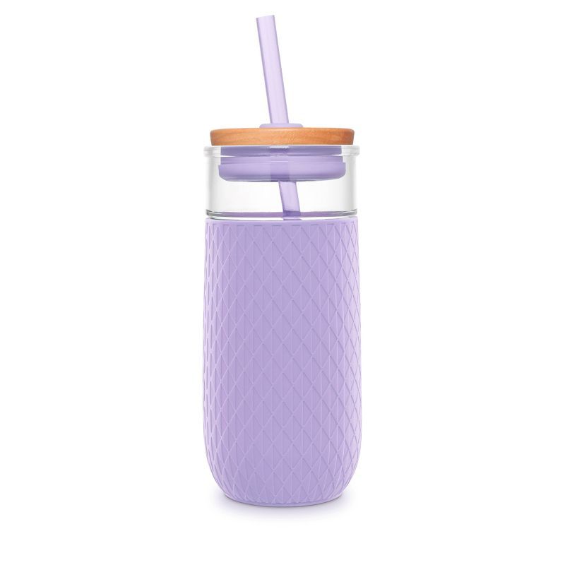 Ello Devon 18oz Glass Tumbler with Lid | Target