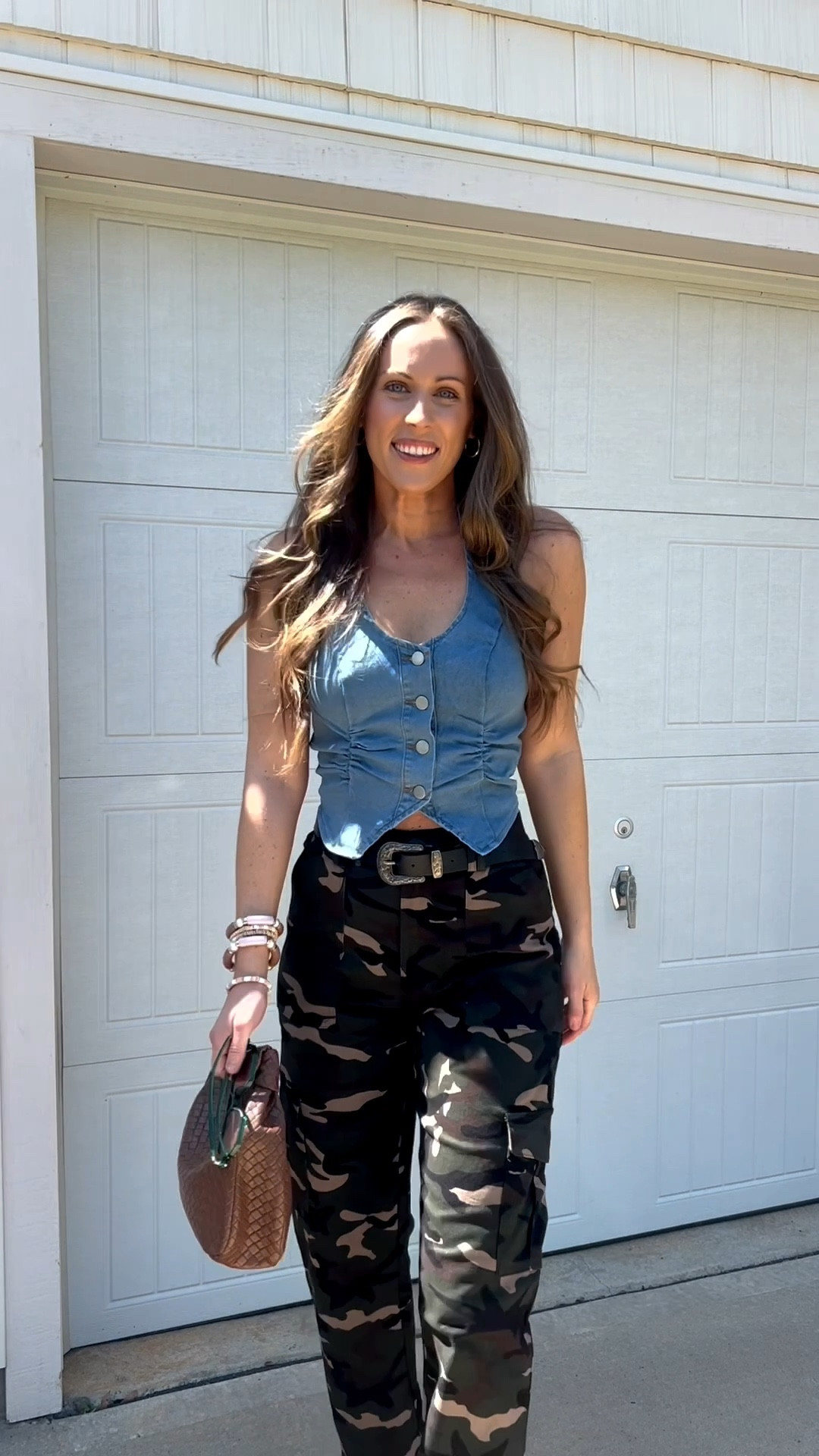 Outfit idea 🤍

Denim top, camo jeans , handbag, belt, concert outfit 

#LTKootd #LTKgrwm #LTKFestival