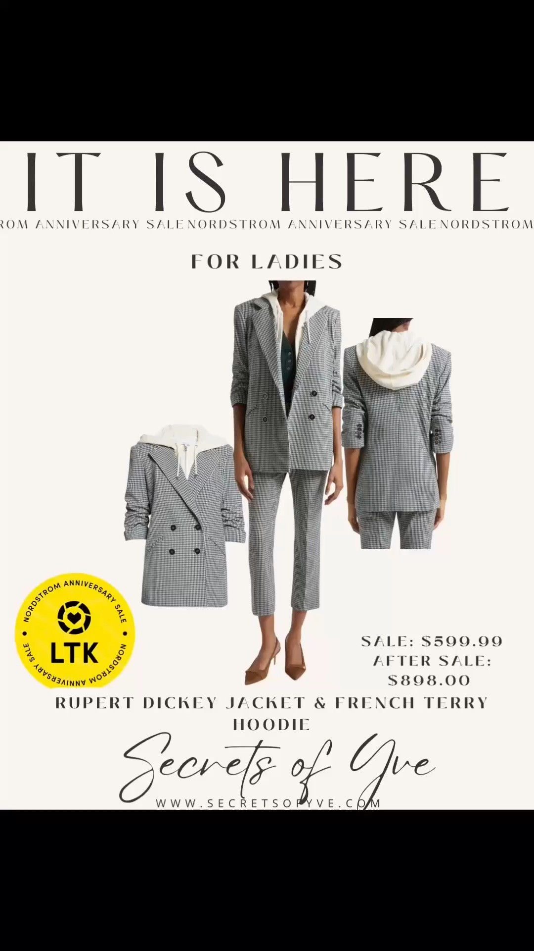 SecretsofYve: In LOVE does not begin to describe how much I ADORE this beautiful jacket! Nordstrom Anniversary Sale. NSALE. 
#Secretsofyve #ltkgiftguide
Always humbled & thankful to have you here.. New posts daily at 3pm & 4:15pm EST. 
CEO: PATESI Global & PATESIfoundation.org
@secretsofyve : where beautiful meets practical, comfy meets style, affordable meets glam with a splash of splurge every now and then. I do LOVE a good sale and combining codes! #ltksalealert #ltku #ltkplussize #ltkmidsize #ltkover40 #ltkpetite #ltktall #ltkvlog #ltktravel #ltkootd #ltkmomlife secretsofyve

#LTKSeasonal #LTKWorkwear #LTKWedding
