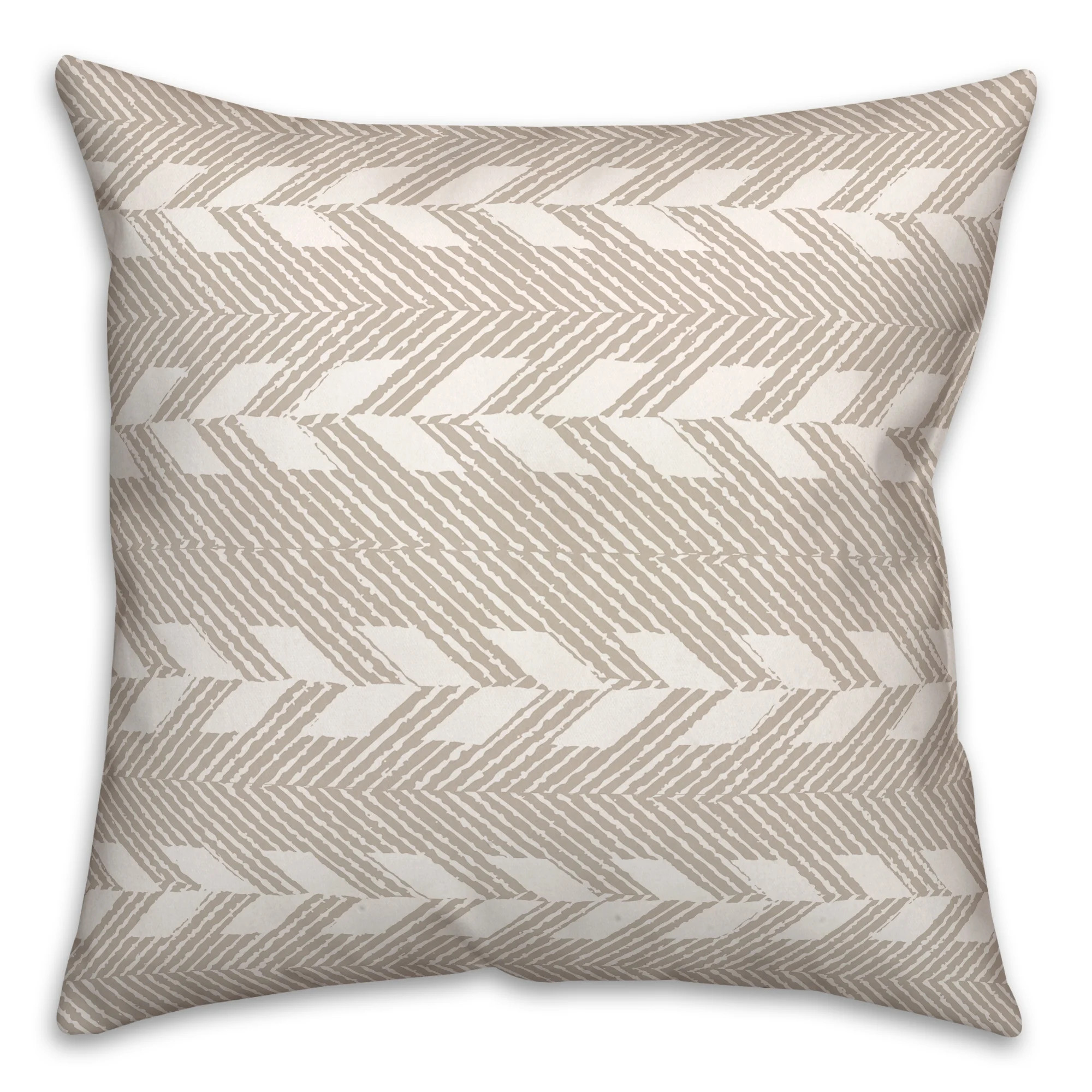 Creative Products Cream Weave Pattern 18 x 18 Indoor / Outdoor Pillow - Walmart.com | Walmart (US)