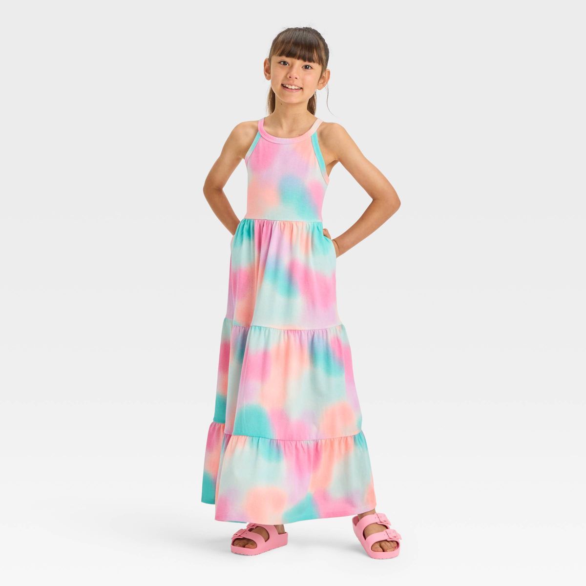Girls' Knit Maxi Dress - Cat & Jack™ | Target