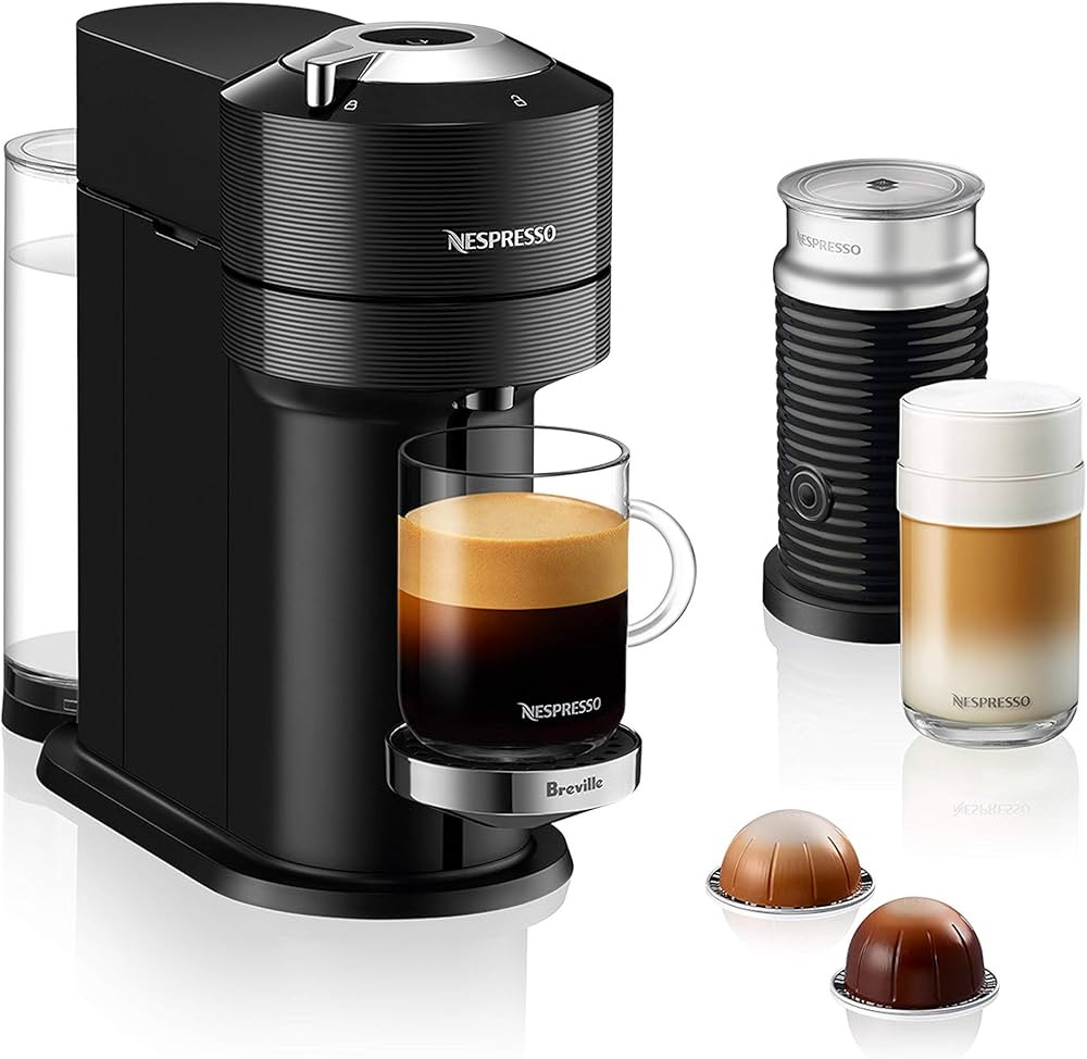 Nespresso Vertuo Next Premium Coffee and Espresso Machine by Breville with Milk Frother, Black, S... | Amazon (US)