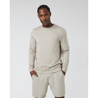 Vuori Ponto Performance Crew Neck Shirt | Dark Salt Heather | XXL | Vuori Clothing (US & Canada)