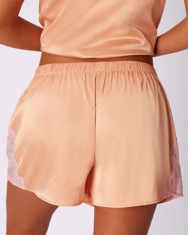 Luxe Lace Babydoll Short | Luxe Satin | Archive (Pink Peony) | Parade