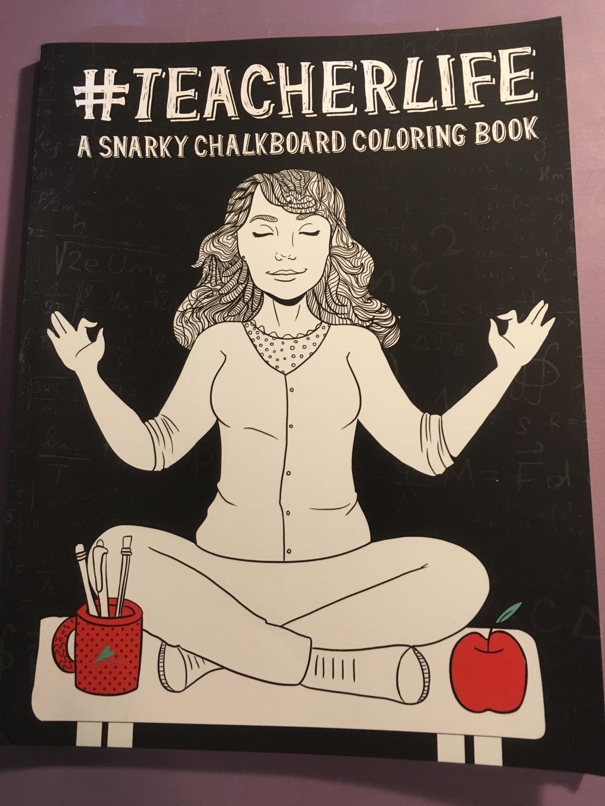 Teacher Life: A Snarky Chalkboard Coloring Book | Amazon (US)