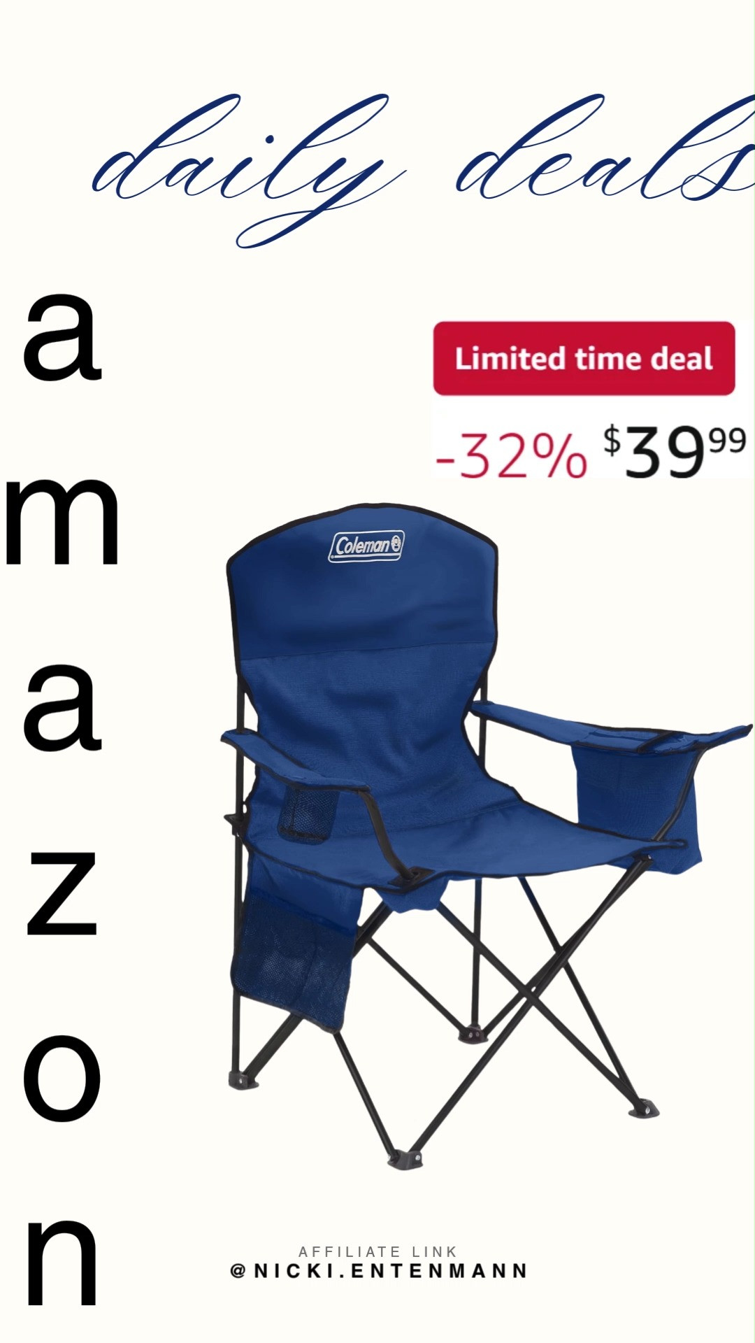 Coleman’s portable camping chair with a built‑in 4‑can cooler keeps comfort and convenience right by your side. Perfect for tailgates, campfires, or backyard hangs with friends. 🍻🪑🌲  

#Coleman #campingchair #portablechair #outdoorliving #campinggear #tailgateessentials #coolerchair #adventuretime #outdoorstyle #budgetfriendly 

 #LTKHome #LTKSaleAlert #LTKTravel