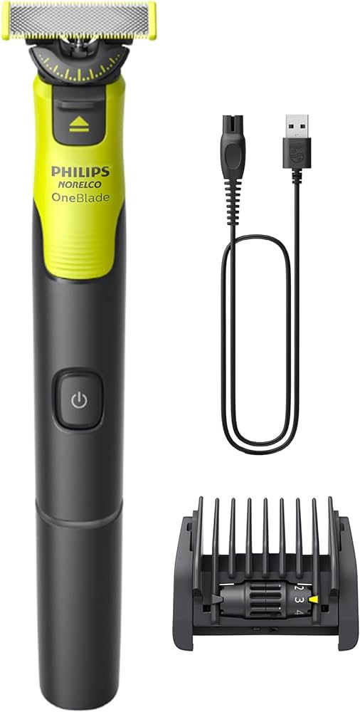 Philips Norelco OneBlade 360 with Connectivity Hybrid Face, Electric Beard Trimmer, Shaver with 3... | Amazon (US)
