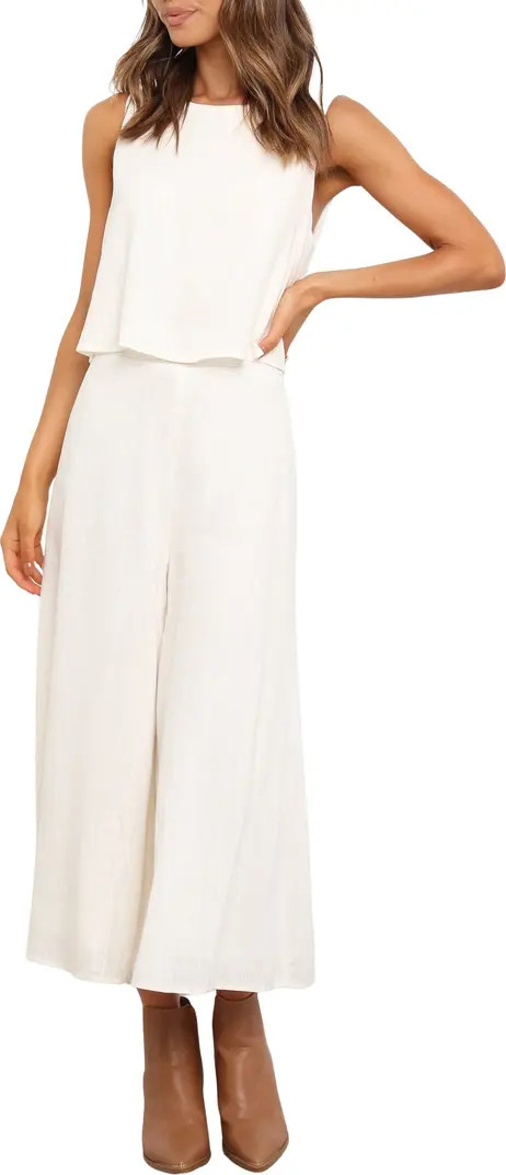 Sleeveless Popover Wide Leg Jumpsuit | Nordstrom