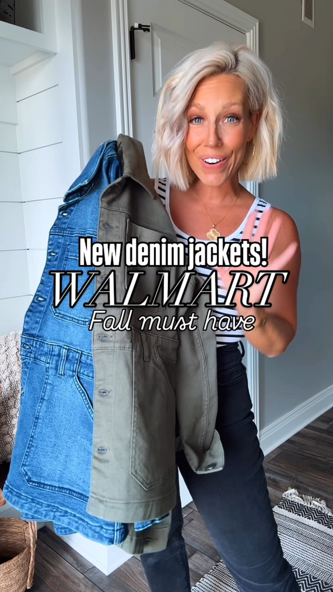 I’m in love with these denim jackets!!!! The detail and the length make them unlike any I have!!! Definitely going to be my new fall uniform!!!
⬇️⬇️⬇️
Jacket medium 
Tank medium 
Jeans sized up to 6
Shoes sized up 1/2 size 



#LTKFindsUnder50 #LTKSeasonal #LTKStyleTip