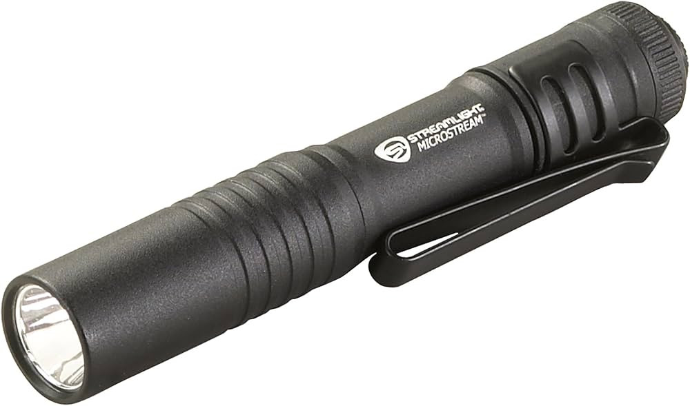 Streamlight LED Penlight, Aluminum, Maximum Lumens Output: 45, Black, 3.60" 66318 - 1 Each | Amazon (US)