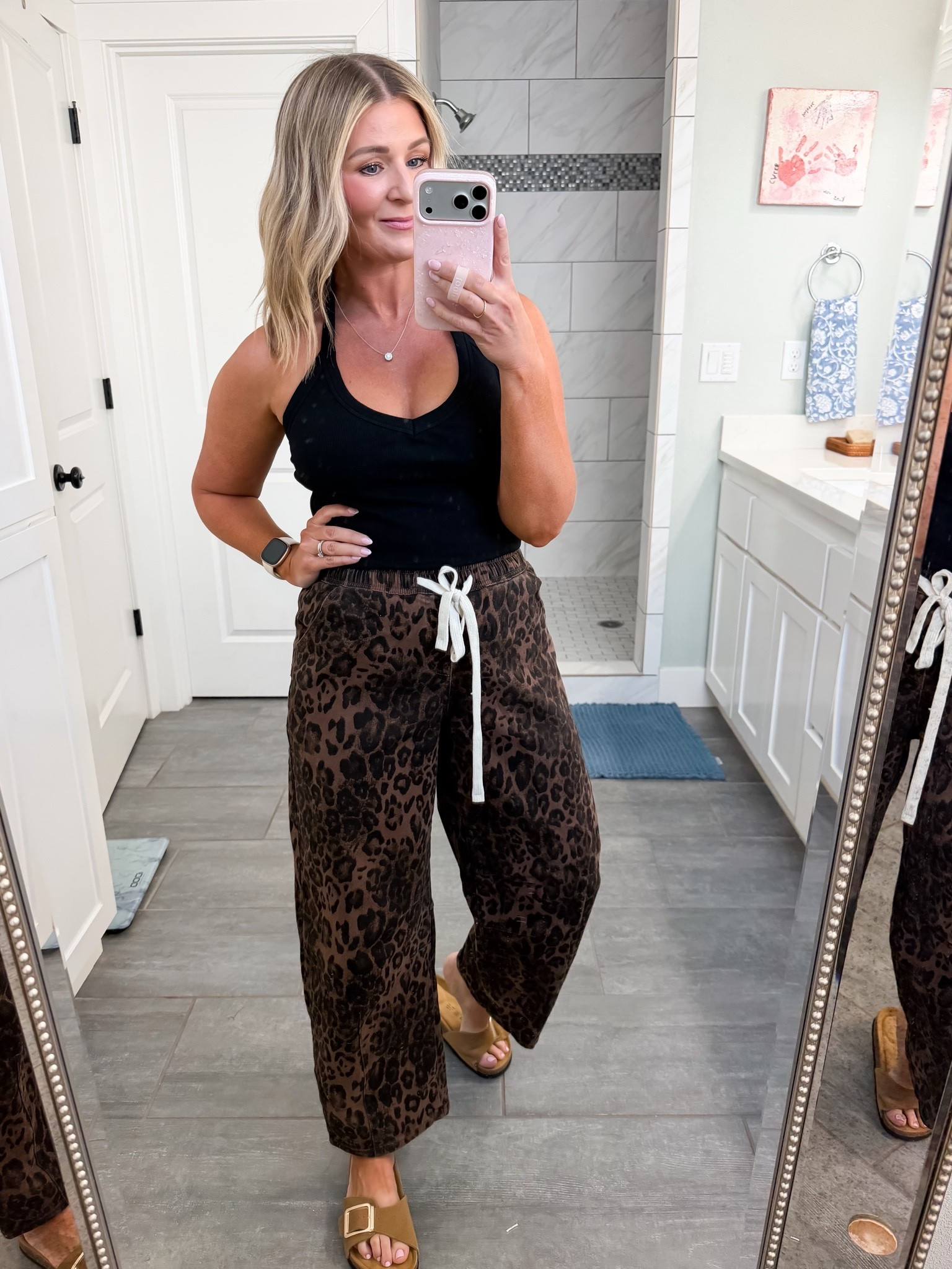 Easy warm weather outfit. No bra needed 

Wearing a medium in top & bottom

#LTKootd #LTKSaleAlert #LTKOver40