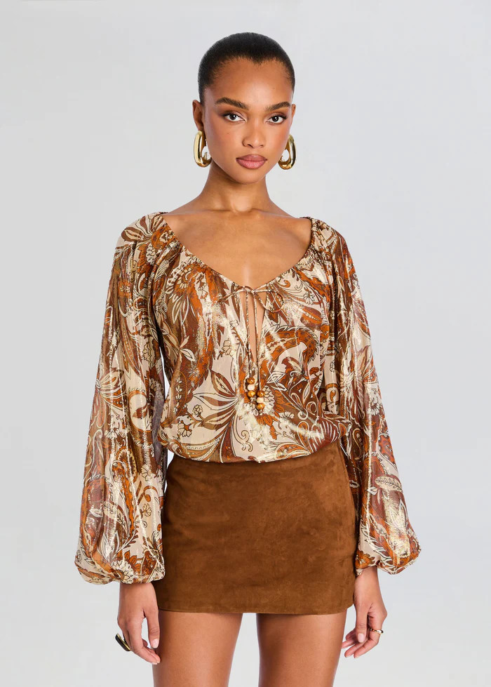 Arabella Silk Blouse | Retrofete