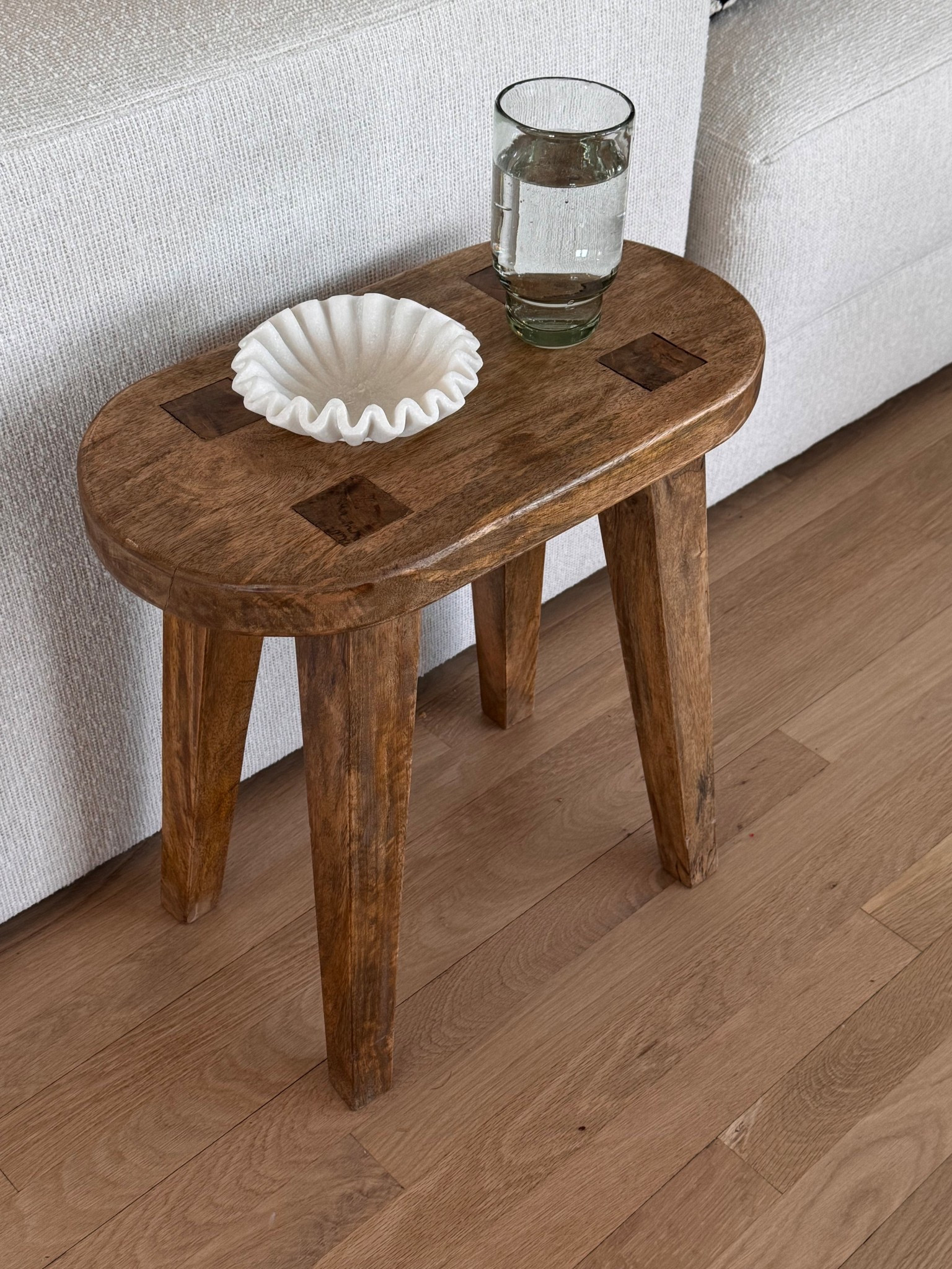 I needed a smaller side table due to the walking space on this side of the sofa. This little table fits perfectly. Kicking myself it’s on sale now 🙃 

#LTKHome #LTKSaleAlert