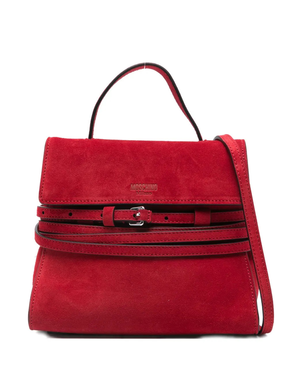 Moschino Tie Me tote bag - Red | Farfetch Global