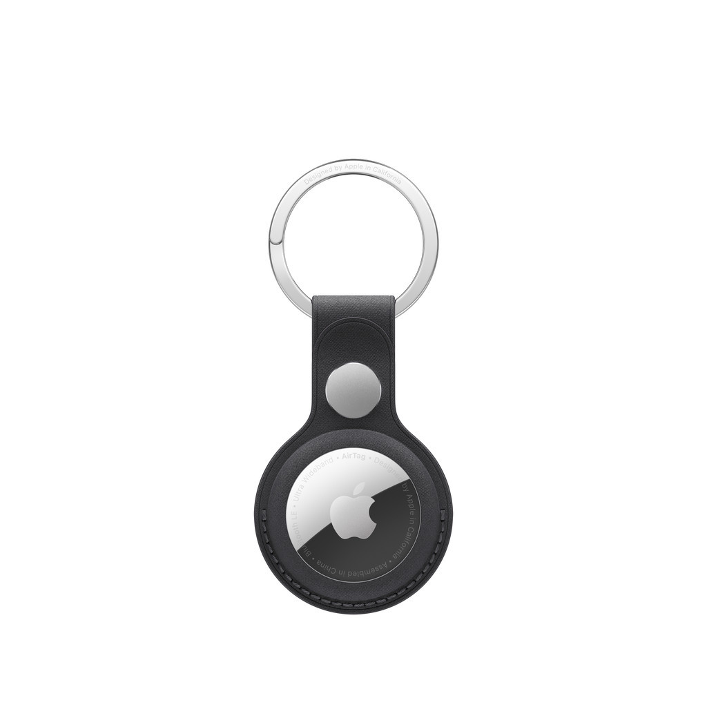 AirTag FineWoven Key Ring – Black | Apple (US)