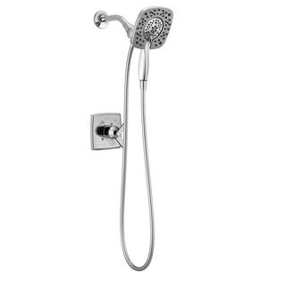 Delta Ashlyn In2ition 1-Handle Wall Mount Shower Faucet Trim Kit in Chrome (Valve Not Included) T... | The Home Depot