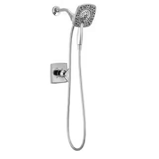 Delta Ashlyn In2ition 1-Handle Wall Mount Shower Faucet Trim Kit in Chrome (Valve Not Included) T... | The Home Depot