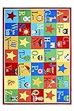 Furnish My Place 745 ABC with Animal ABC Area Rug for Kids, Educational Alphabet, Animals Children R | Amazon (US)
