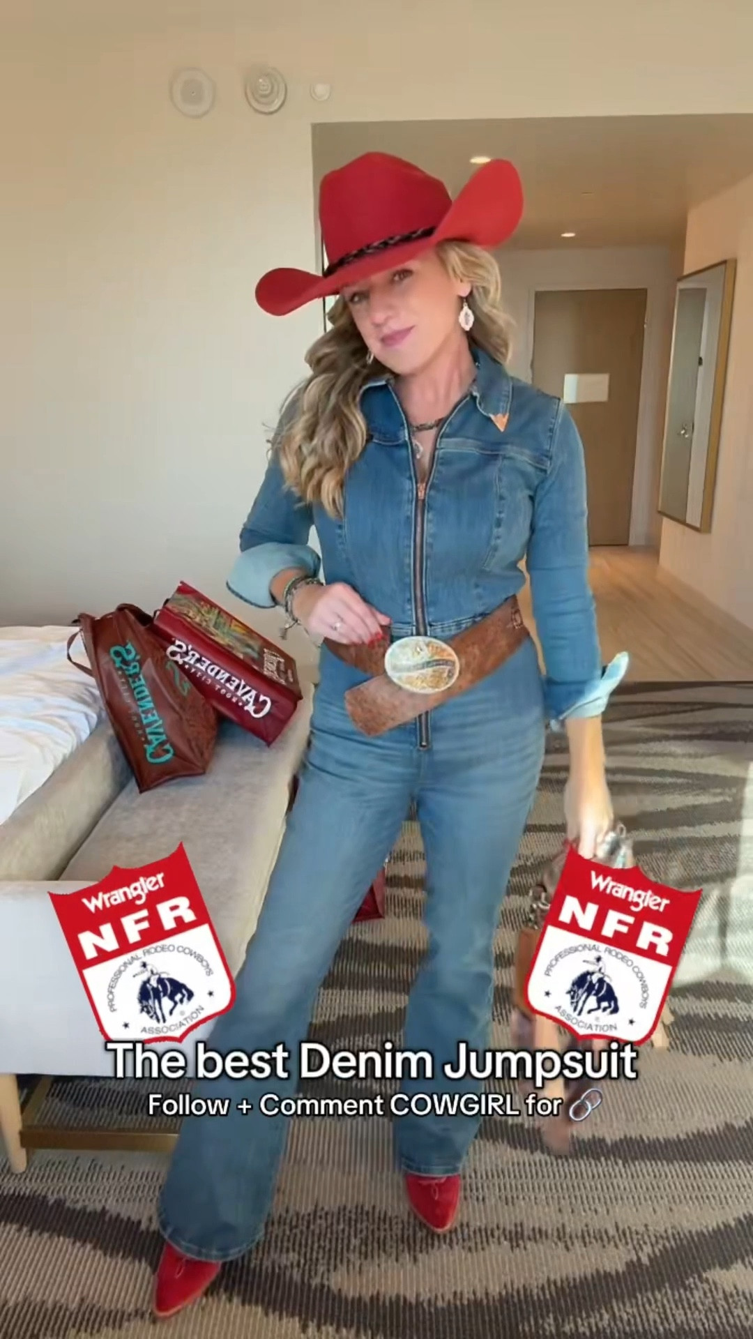 Denim Jumpsuit perfect for a country concert, rodeo or any cowgirl event!


#LTKFindsUnder100 #LTKootd #LTKgrwm