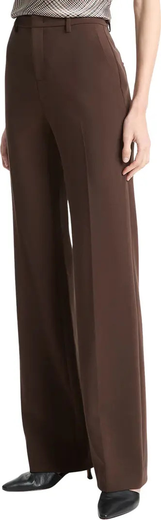 Tailored Mid Rise Stretch Bootcut Pants | Nordstrom