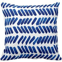 Watercolor Pillow, Boho, Navy Dots, Blue Decorative Indigo Throw Cushion, Art Pillow | Etsy (US)