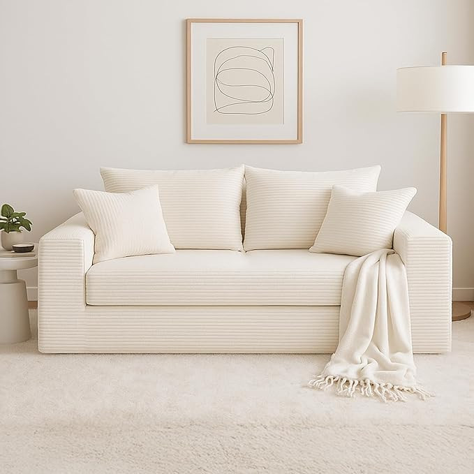 Convertible Sofa Bed, 3 in 1 Loveseat Folding Couch Bed Foldable - Chaise Lounge Chair & Floor Fu... | Amazon (US)