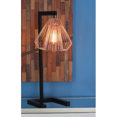 Metallic Wire 26" Desk Lamp Cole & Grey | Wayfair North America
