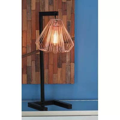 Metallic Wire 26" Desk Lamp Cole & Grey | Wayfair North America