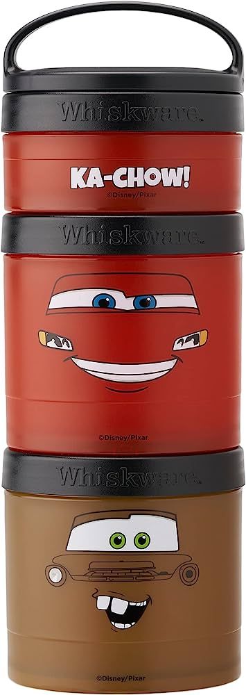 Whiskware Container Stackable Snack, 2 1/3 Cup, Cars Lightning McQueen and Mater | Amazon (US)