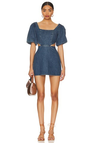 Show Me Your Mumu City Cut Out Dress in Deep End from Revolve.com | Revolve Clothing (Global)