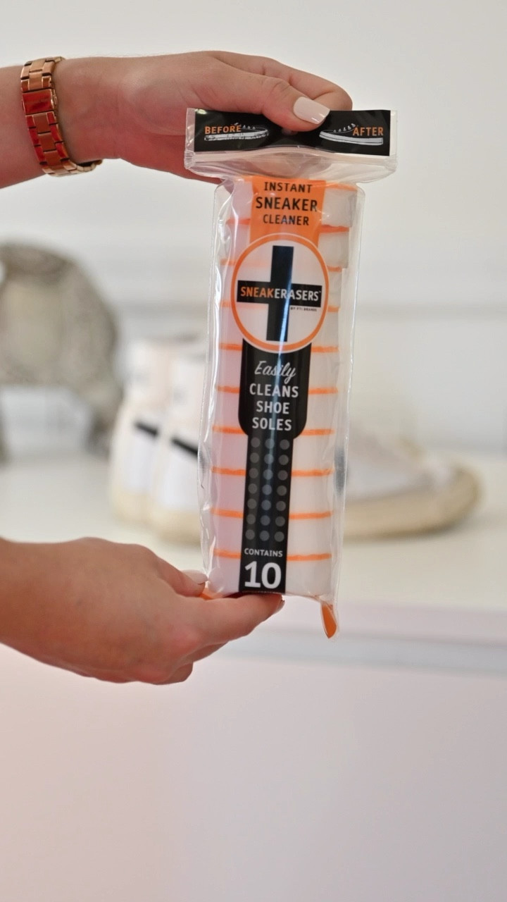 I recently found these excellent sponges on Amazon. I’ve been using this hack for years but you know so with those ones with a bold image from a cleaning brand? Can't quite remember the name, but they worked. Now, these sponges are a game-changer, especially for maintaining the longevity of my shoes. Because, let's face it, our footwear deserves top-notch care. Oh, and a nod to Mr. Clean, the timeless legend – he gets it, lol!

#LTKshoecrush #LTKhome #LTKstyletip