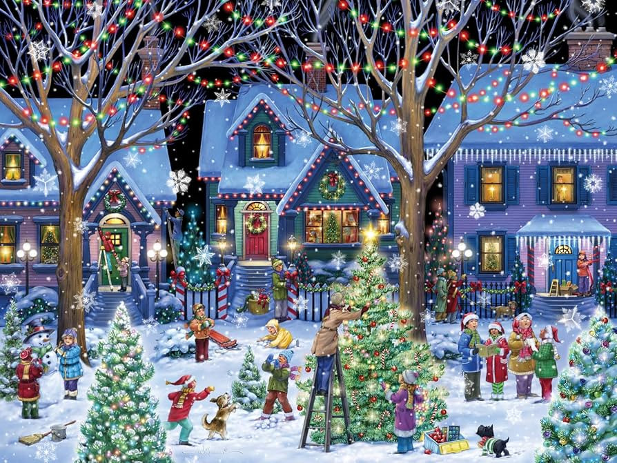 Vermont Christmas Company Christmas Eve Jigsaw Puzzle 500 Piece | Amazon (US)