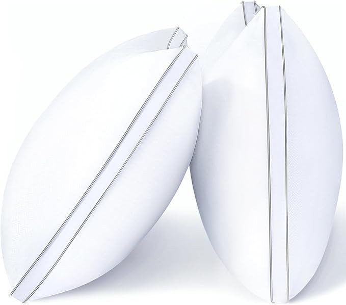 viewstar Pillows Queen Size Set of 2, Hotel Quality, Down Alternative Gusseted Bed Pillows for Si... | Amazon (US)