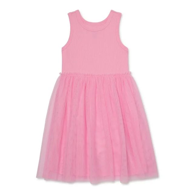 Wonder Nation Girls Tank Tutu Dress, Sizes 4-18 | Walmart (US)