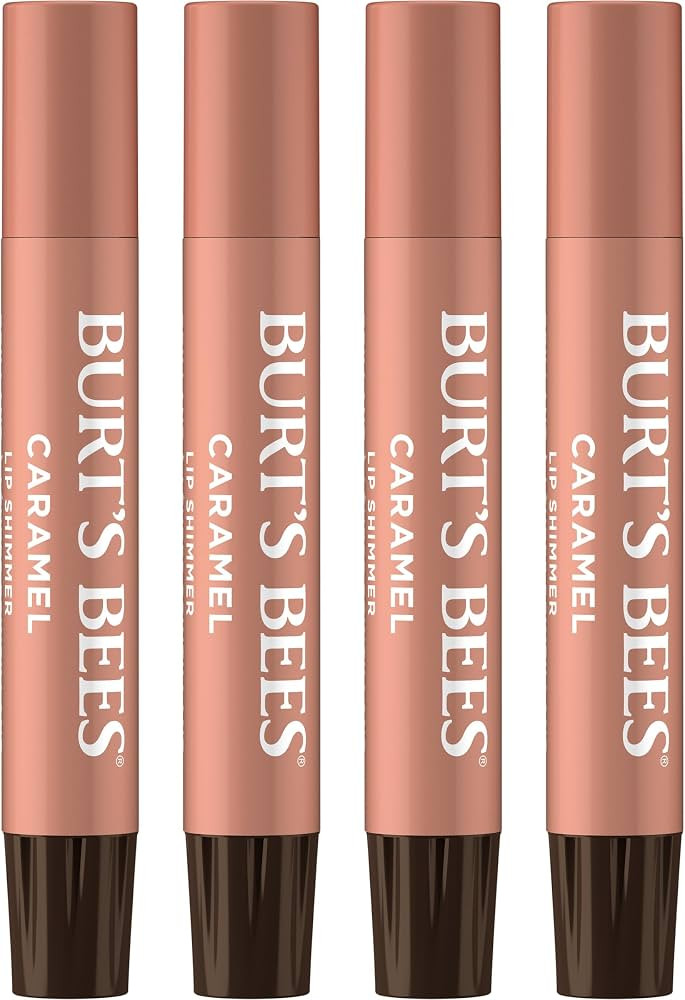 Burt's Bees Shimmer Lip Tint Set, Tinted Lip Balm Stick, Moisturizing for All Day Hydration with ... | Amazon (US)