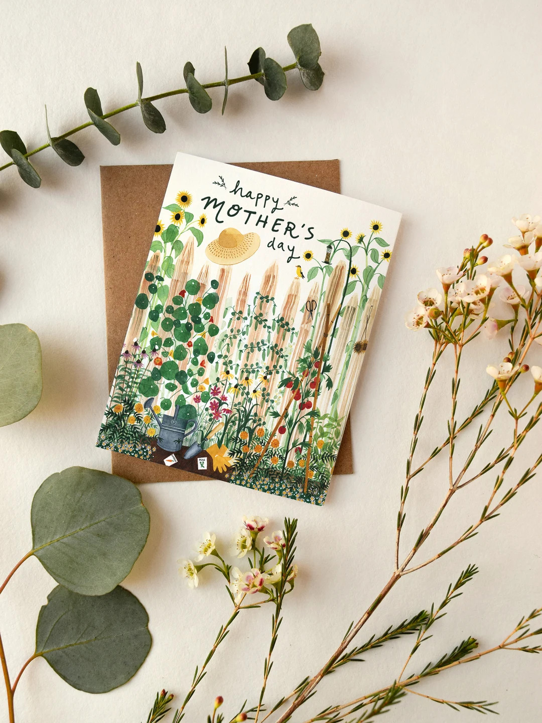 Mother's Garden Card | Watercolor Garden Mother's Day Card | Etsy (US)