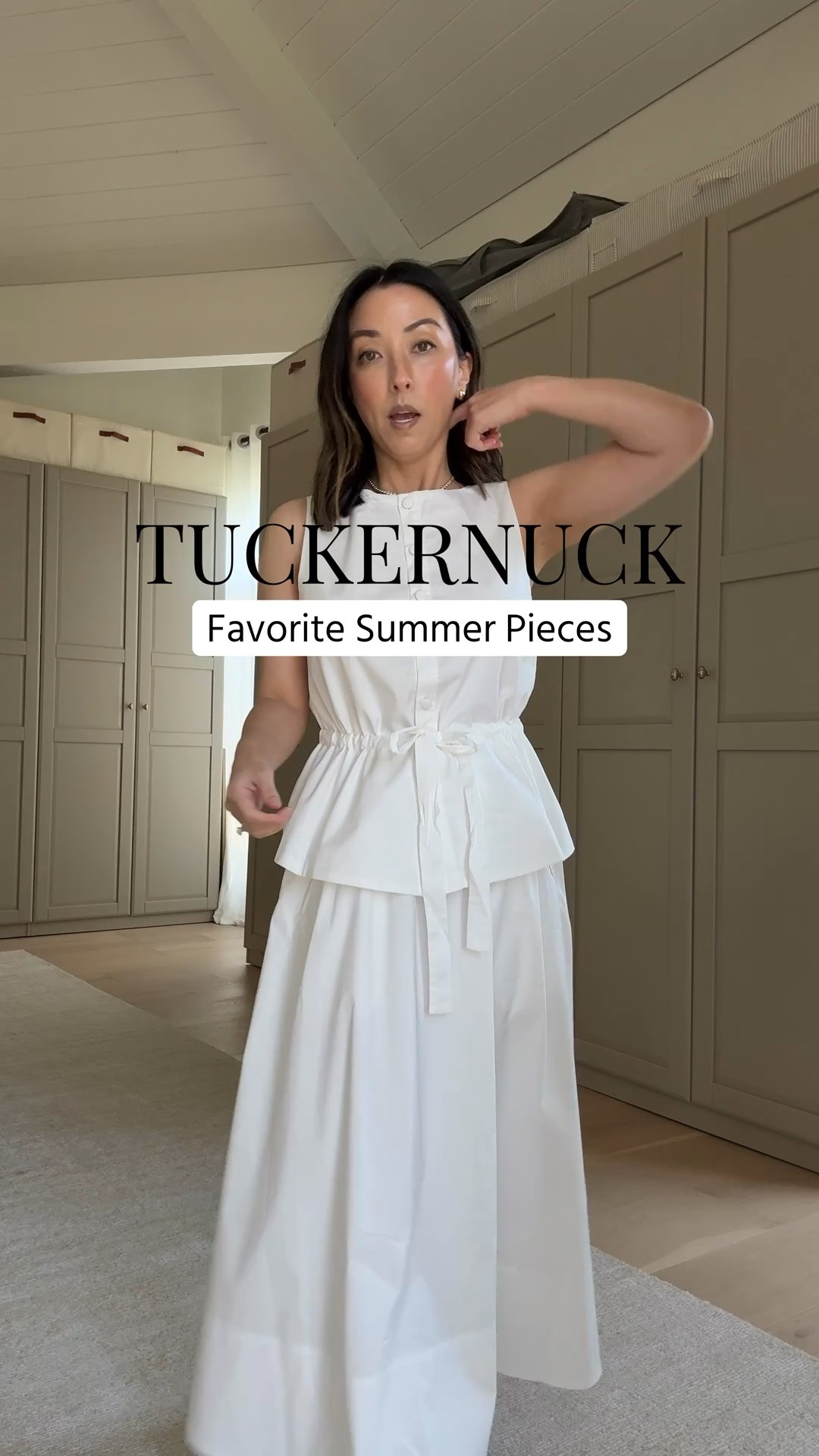 Wearing the top in xs and skirt in a 4. Would’ve preferred the 2, but it sold out quickly. Linked a similar one too

White poplin top xs
White poplin skirt 4
Tkees sandals size 6
Natural wicker top handle bag
Gold huggie earrings

#LTKPetite #LTKmomlife