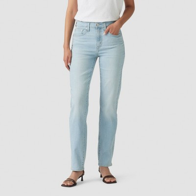 Levi's® Women's 724 High-Rise Straight Leg Jeans - Eternal Indigo Light 31 | Target