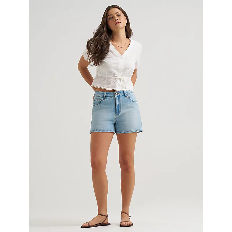 Womens Loose Classic Denim Shorts | Lee Jeans