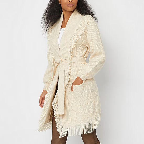 new!a.n.a Womens Long Sleeve Cardigan | JCPenney