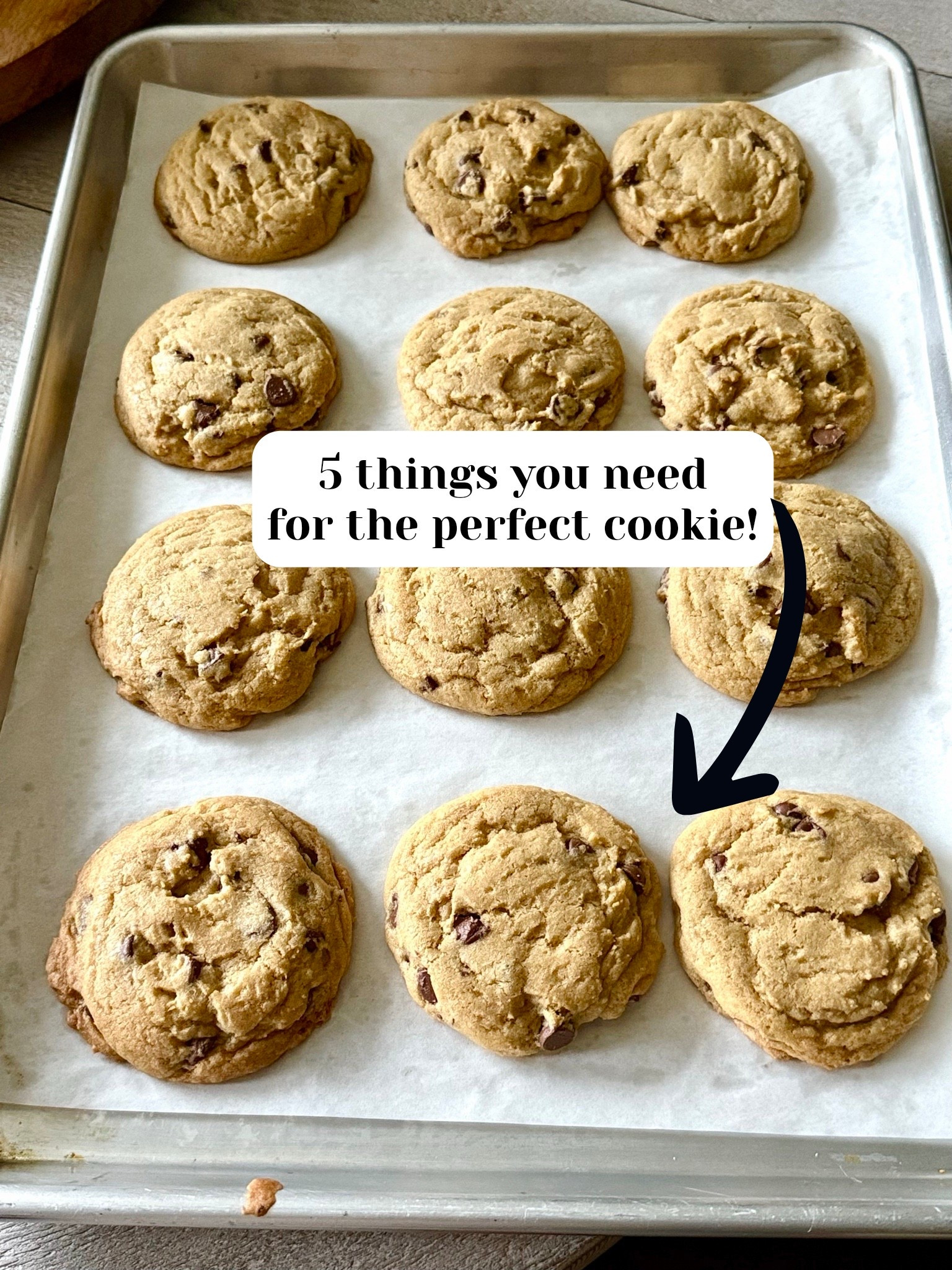 Five things you need for the perfect chocolate chip cookies: 
✨A stand mixer to mix the dough properly
✨A cookie scoop for the perfect size
✨A high quality baking sheet for even baking
✨Parchment paper to keep your baking sheets clean
✨Leaving your cookies on the cookie sheet for 5 minutes after baking to let them set properly. 

That’s it!🍪

#homemade #cookierecipe

#LTKHome #LTKmomlife #LTKfoodie