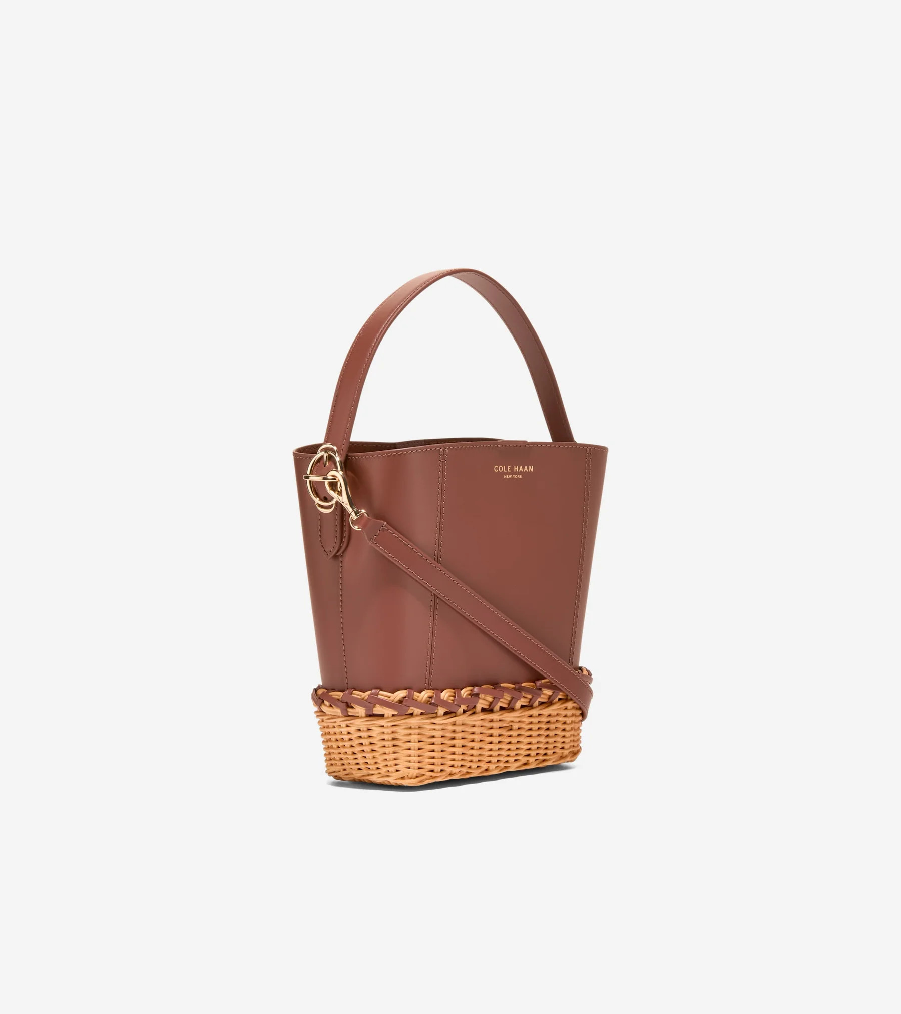 Women's Alexandria Small Bucket Crossbody Bag in Brown | Cole Haan | Cole Haan (US)