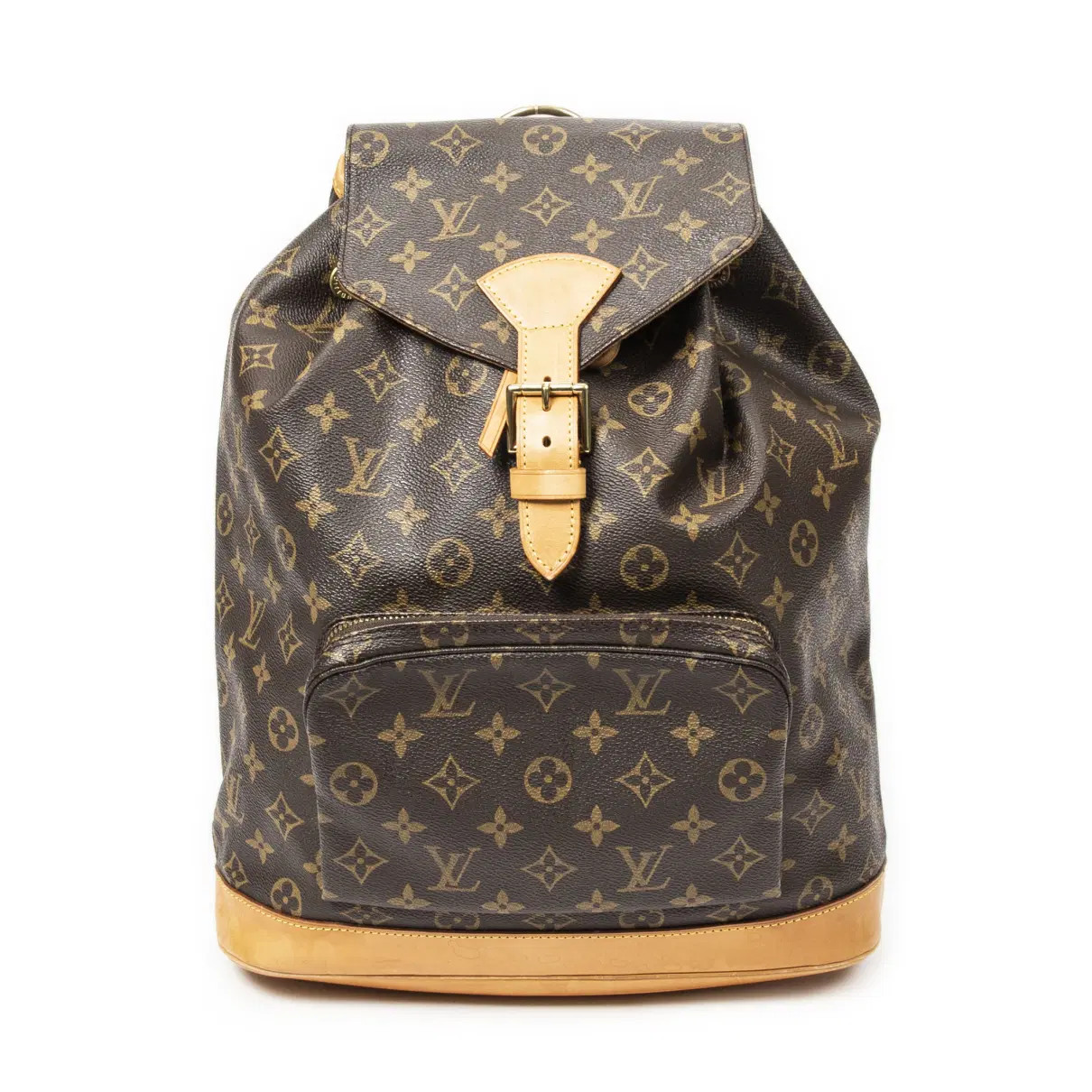 Montsouris backpack Louis Vuitton Brown in Cotton - 41078316 | Vestiaire Collective (Global)